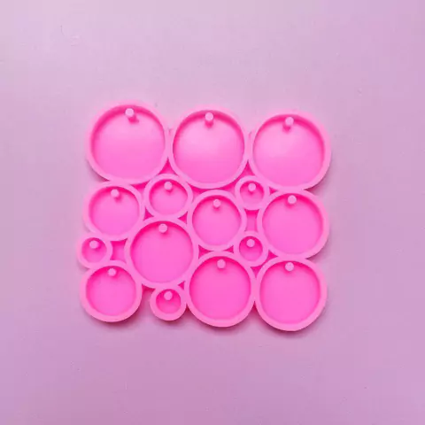 MOLDE DE SILICONA circulos x 15