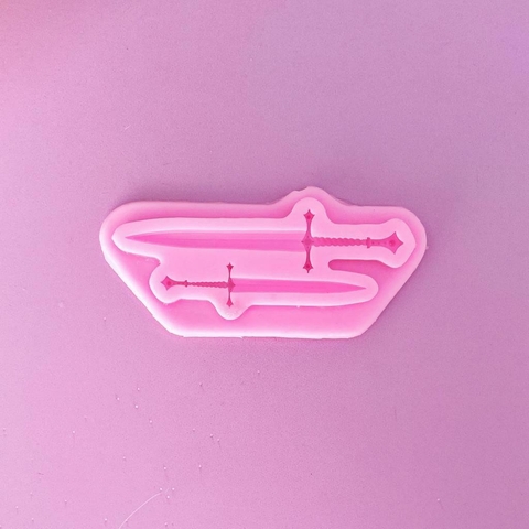 MOLDE DE SILICONA ESPADA X 2