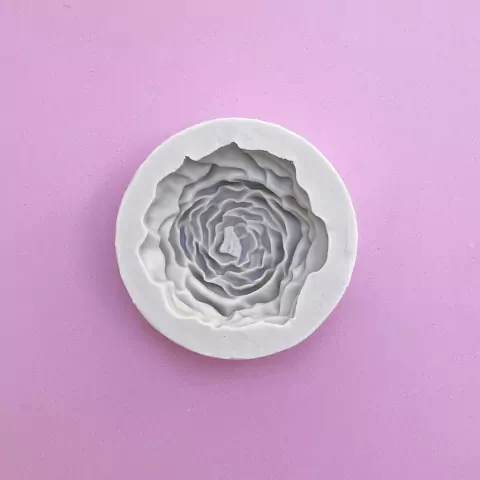 MOLDE DE SILICONA PEONIA FLOR MEDIANA