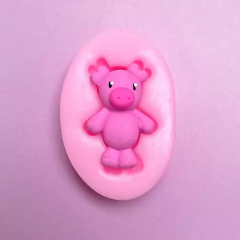 MOLDE DE SILICONA CHANCHO