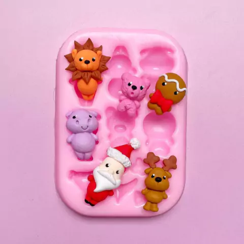 MOLDE DE SILICONA MULTIFUNCION JUGUETES 4