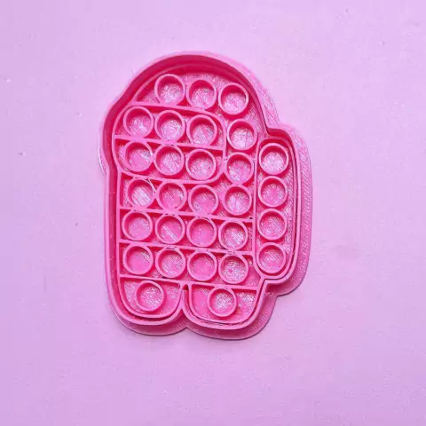 CORTANTE 3D AMONG US POP IT