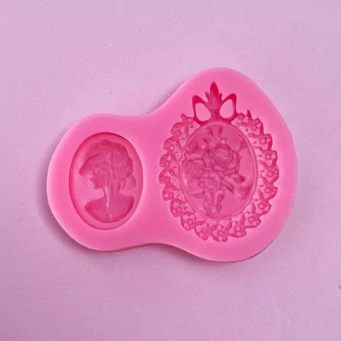 MOLDE DE SILICONA CAMAFEO CON MARCO