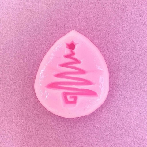 MOLDE DE SILICONA MINI PINO 2 NAVIDAD