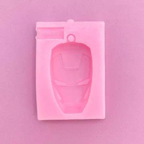 MOLDE DE SILICONA IRON MAN CARA