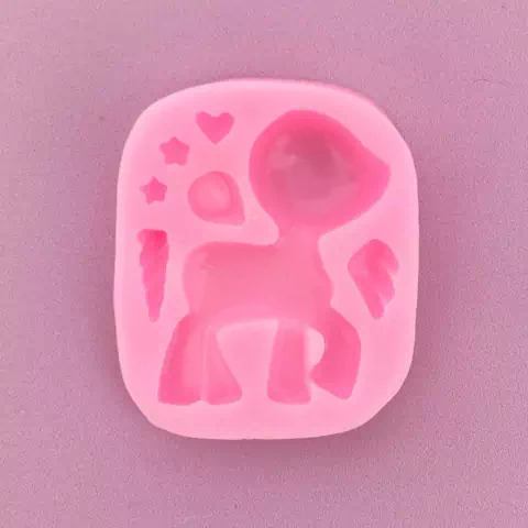 MOLDE DE SILICONA MULTIFUNCION UNICORNIO SIMPLE