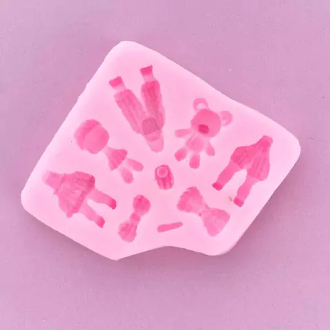 MOLDE DE SILICONA CUERPITOS TEJIDOS