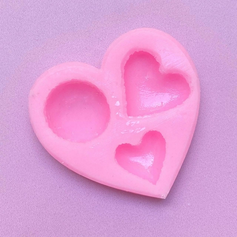 MOLDE DE SILICONA MINI MACARON X3