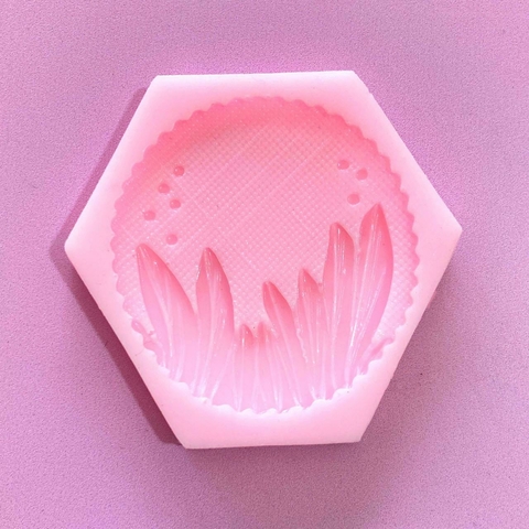 MOLDE DE SILICONA TEXTURA HORIZONTE PARA MUFFIN / CUP CAKE