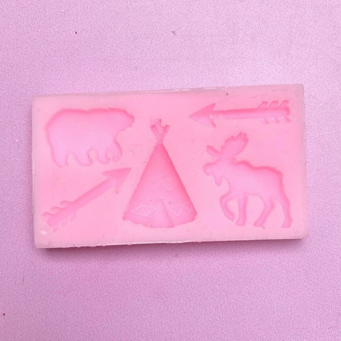 MOLDE SILICONA PUEBLO NOMADE