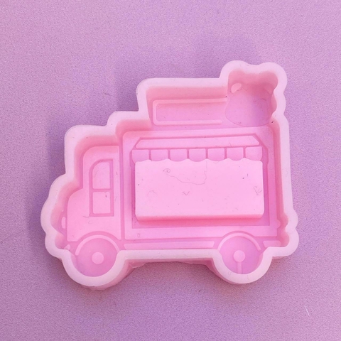 MOLDE DE SILICONA CAMION DE HELADOS