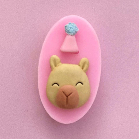 MOLDE DE SILICONA CAPIBARA BONETE - comprar online