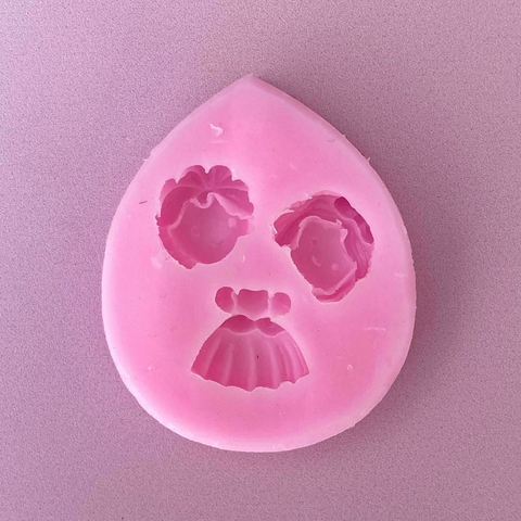 MOLDE DE SILICONA PRINCESAS, BLANCANIEVES Y ELSA - comprar online