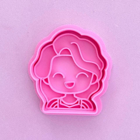 CORTANTE 3D RAPUNZEL CARA - comprar online