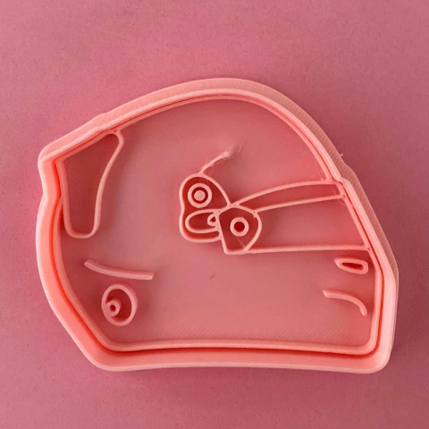 CORTANTE 3D CASCO PILOTO DE CARRERA - comprar online