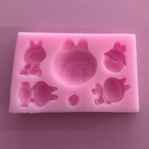 MOLDE DE SILICONA LABUBU MINI - comprar online
