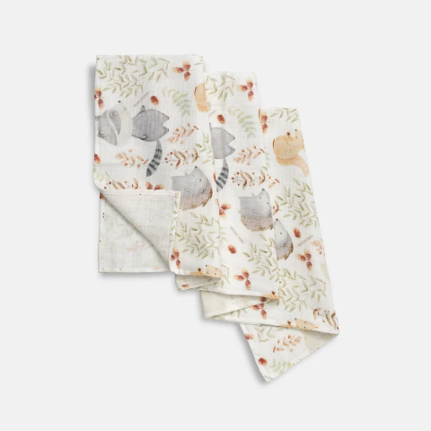 MANTA GASA BABY COTTON ANIMALITOS - comprar online