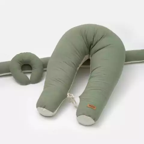 KIT VERDE MALVA (ALMOHADON POSTURAL & LACTANCIA + NIDO CONTENEDOR / REDUCTOR + CUELLO CERVICAL)
