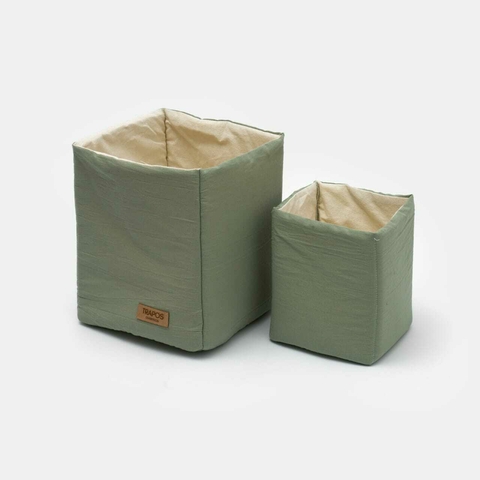 Cubo x2 Organizador VERDE MALVA
