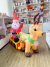 Inflable gigante Trineo de Santa con renito 1.5 metros