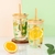 Imagen de Vasos Frutales con tapa y sorbete