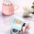 Taza de Cerámica con Tapa Happy Mochi - 500ml en internet