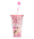 Vasos con tapa y sorbete Sakura - tienda online
