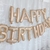 Globos Happy Birthday caramel claro - AIRE objetos decorativos