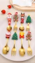 Set de 2 cucharas y 2 tenedores de Navidad - AIRE objetos decorativos