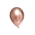 Globos cromados champagne 10" x 48