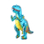 Globo Dino 3D Azul 70 cm