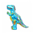 Globo Dino 3D Azul 70 cm en internet