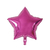 Globo estrella fucsia 18" / 46 cm