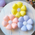 Set x 5 Globos Margaritas pastel y blanco - comprar online