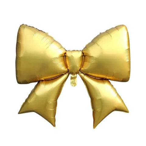 Globo Moño Dorado 95 cm - comprar online