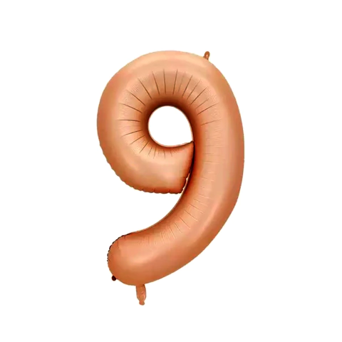 Globo numero 9 cobre 90 cm - comprar online