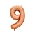 Globo numero 9 cobre 90 cm - comprar online