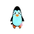 Globo Pingüino kid 55 cm