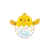 Globo Pollito Happy Easter 50 cm