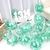 Imagen de Globos confetti verde 12" x 48