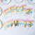 Banderin feliz cumpleaños arcoiris gold en internet