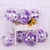 Globos confetti violeta 12" x 24