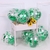 Globos confetti verde 12" x 48 - comprar online