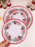 Set de platos y bandeja Berry Christmas