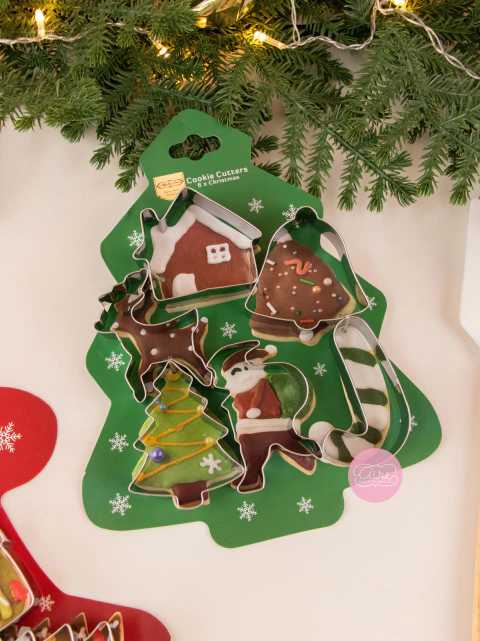Set x 6 cortantes Árbol de navidad