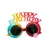 Anteojos Happy Birthday multicolor x 1