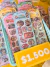 Planchita de stickers Labubu Magic 3D