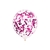 Globos confetti fucsia 12" x 48 en internet