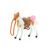 Caballito de felpa con montura 13 cm