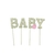 Cake topper BABY con perlas - comprar online